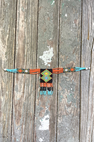 Vintage 1970s Southwest Beaded Choker Selected by Cherry