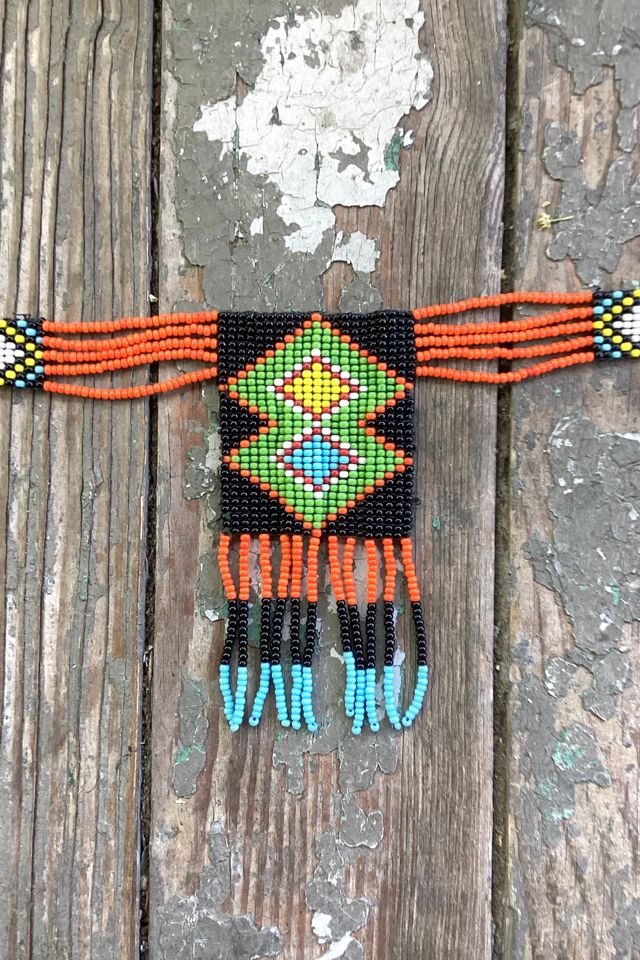 Vintage 1970s Southwest Beaded Choker Selected by Cherry #1