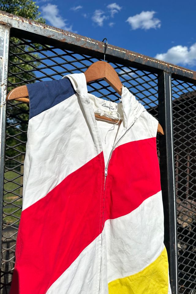 Vintage 1970s Nautical Hooded Dress Selected by Cherry #2