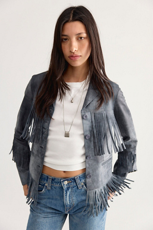JAKETT Annie Distressed Leather Jacket