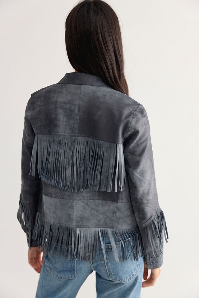 JAKETT Annie Distressed Leather Jacket #1