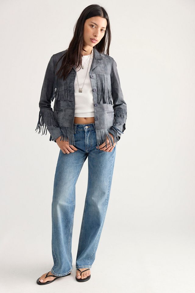 JAKETT Annie Distressed Leather Jacket #2