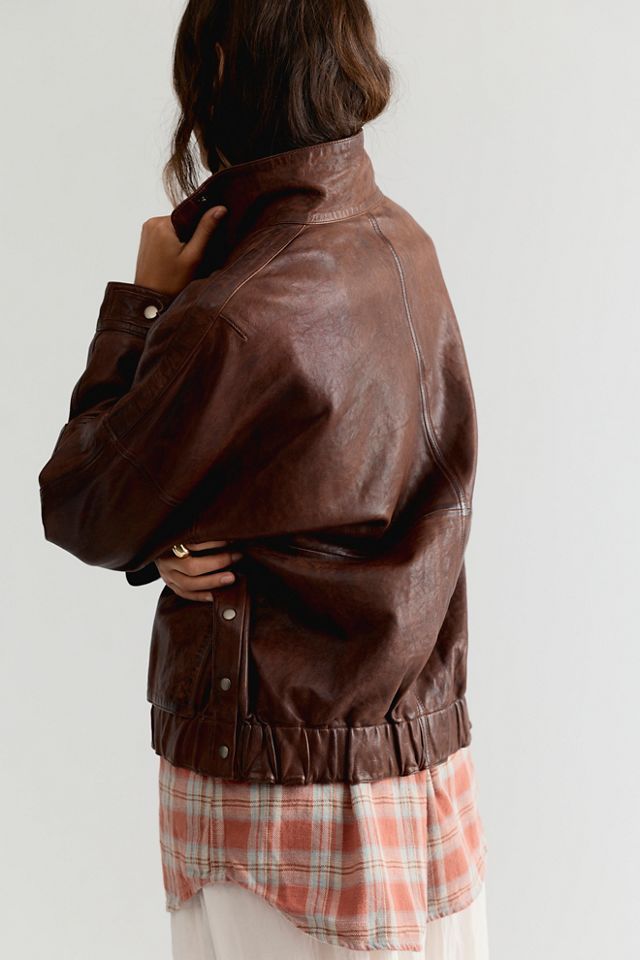 Jakket Adriana Vintage Leather Jacket #1