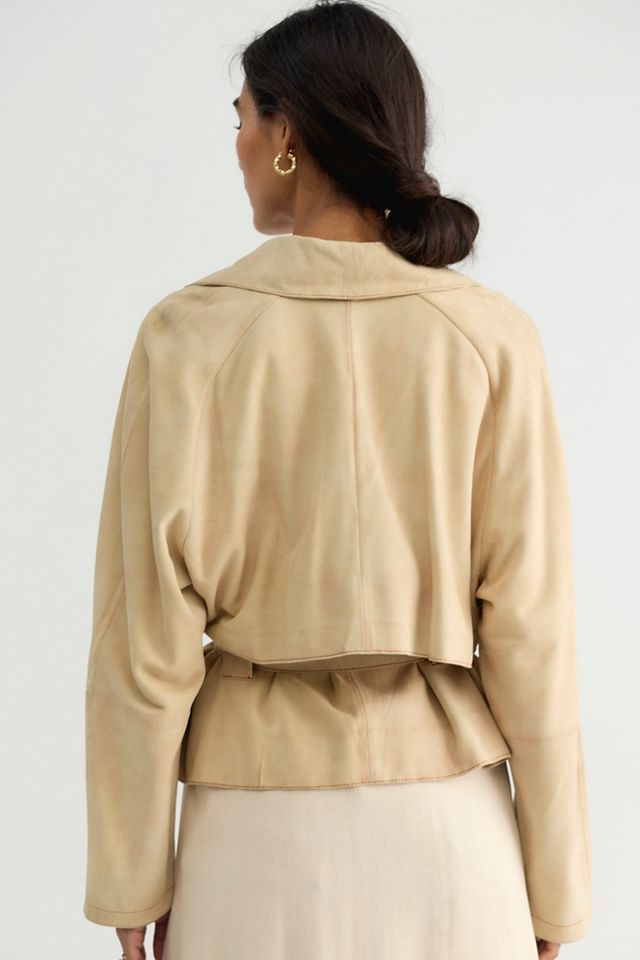JAKETT Gemma Waxed Suede Jacket #1