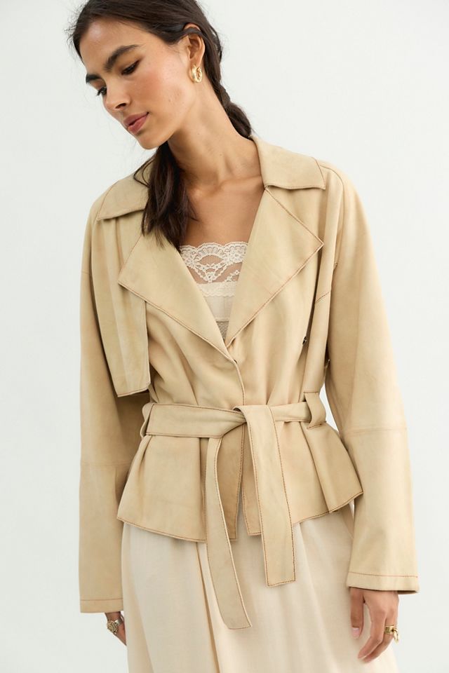 JAKETT Gemma Waxed Suede Jacket #2
