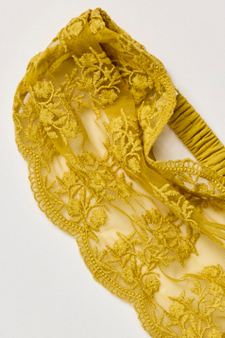 Женские аксессуары для волос Free People XL Solana Lace Headband, цвет: Золотой — фото 2