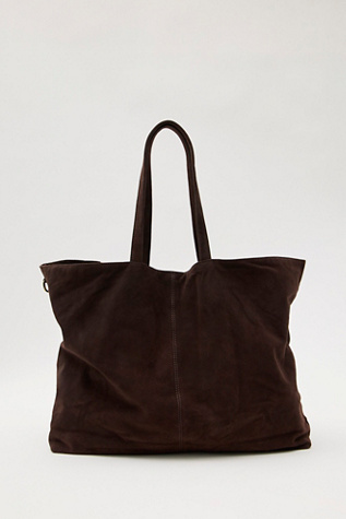 Женская сумка Free People Rainbow Mountain Stud Tote, цвет: Шоколадный — фото 2