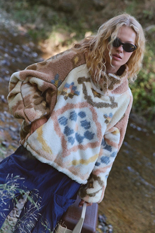 Free Flow Printed Fleece by Free People