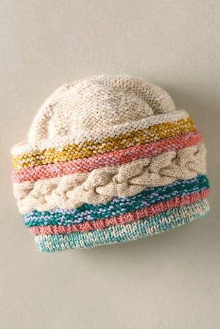 Cable Fold Up Beanie by Free People