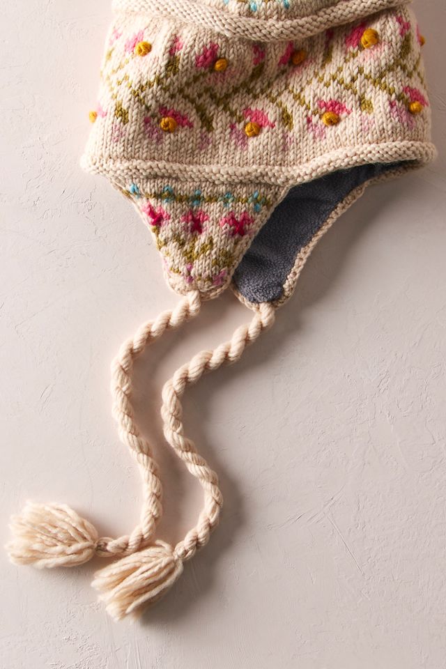French Knot Leelu Earflap Hat #1