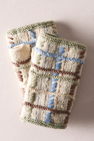 Tate Plaid Handwarmers by Free People