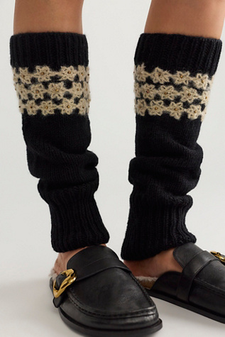 Floral Trim Legwarmers by Free People