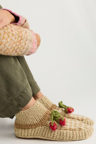 Gingham Slipper Socks