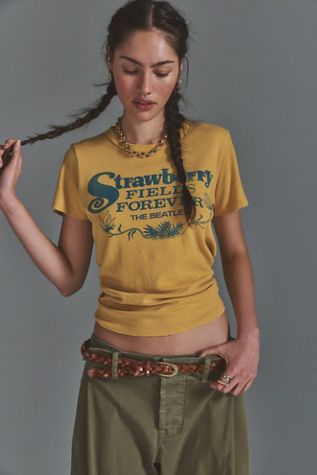 Junk Food Strawberry Fields Forever Tee