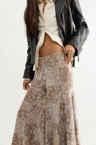 Женская юбка Free People Full Circle Skirt, цвет: Комбинированный — фото 4