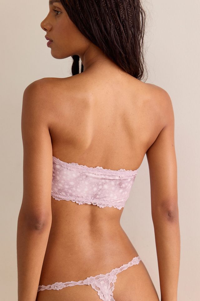 Bandeau en microfibre imprimé dentelle Charlie #1