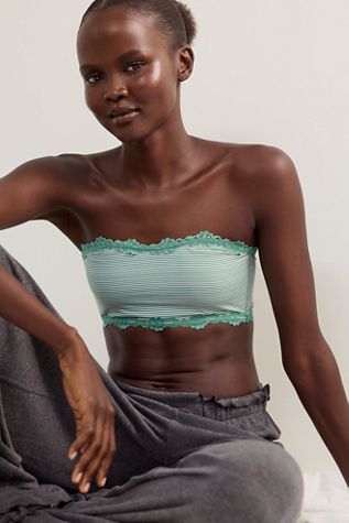 Bandeau en microfibre imprimé dentelle Charlie