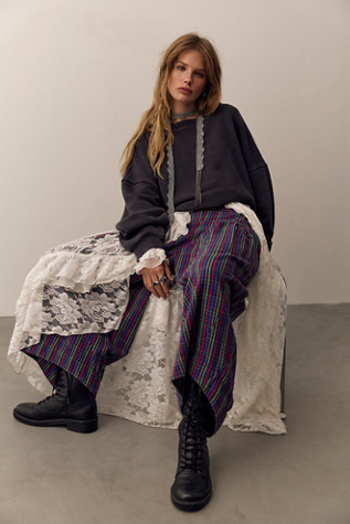 Misty Haze Crop Pull-On Pants