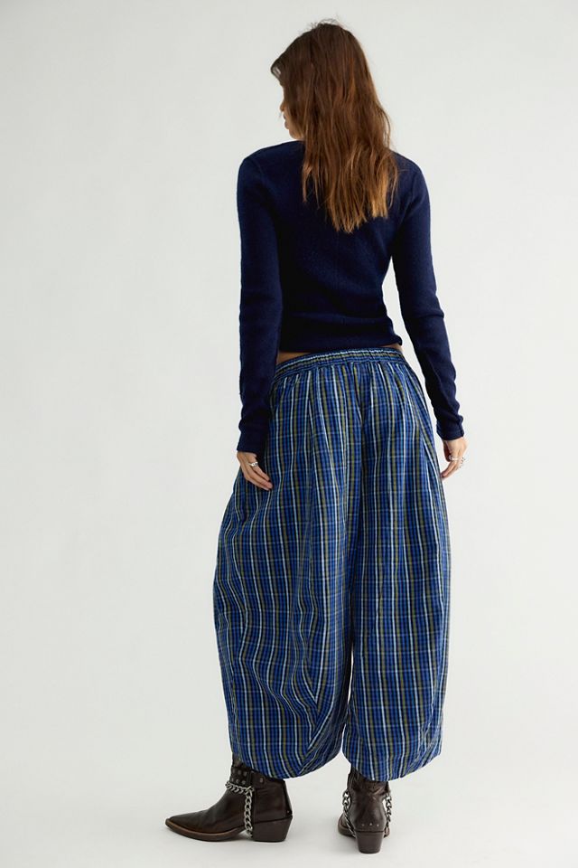 Misty Haze Low-Rise Pull-On Crop Trousers #1