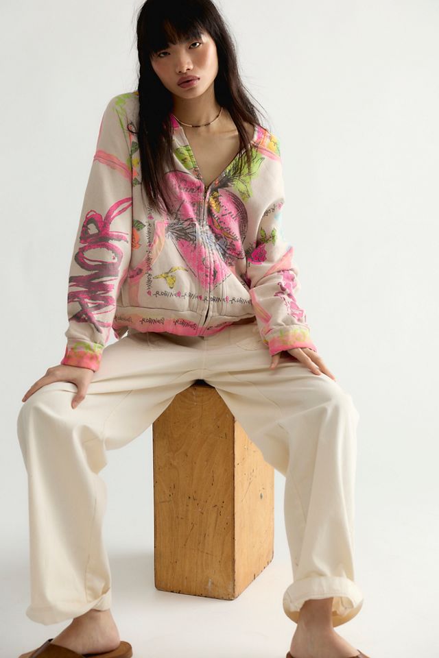 Magnolia Pearl Awaken Sleeping Heart Isola Zip-Up #3