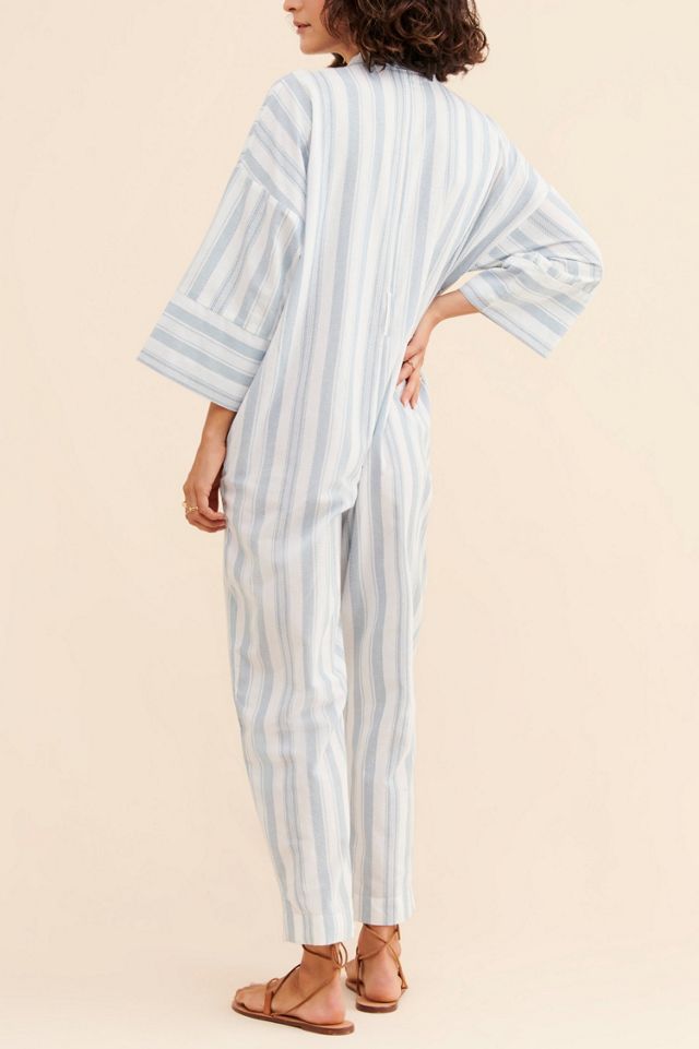 Native Youth Mix Striped Jumpsuit #2