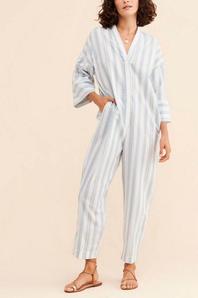 Native Youth Mix Striped Jumpsuit #3