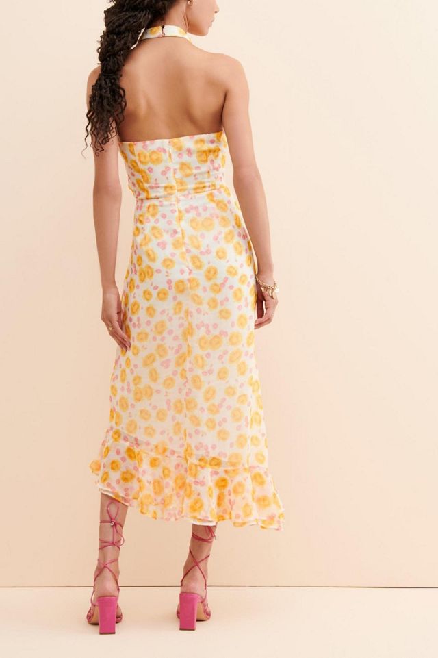 Keepsake Grecian Floral Midi Dress #1