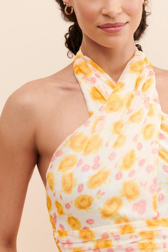 Keepsake Grecian Floral Midi Dress #2