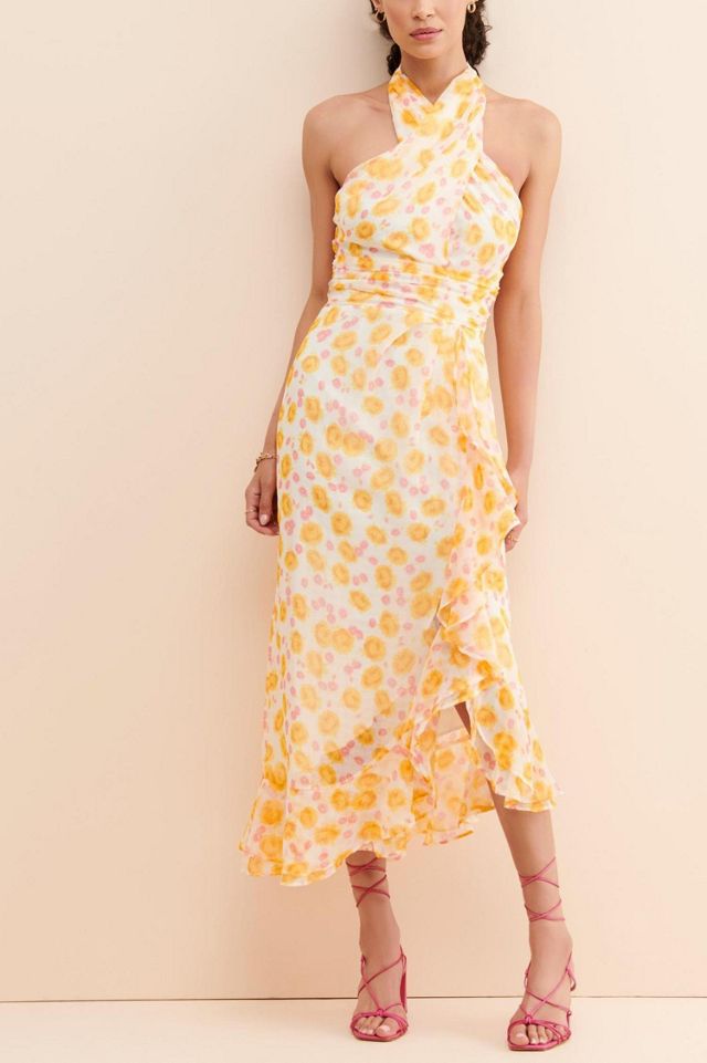 Keepsake Grecian Floral Midi Dress #3