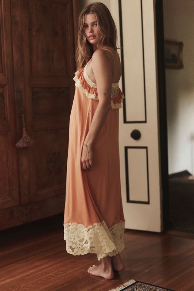 Sweet Heirloom Maxi Slip Dress #1