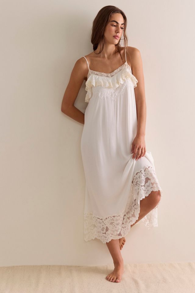 Sweet Heirloom Maxi Slip Dress #2