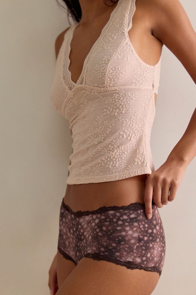 Culottes en microfibre imprimée à dentelle Charlie #2