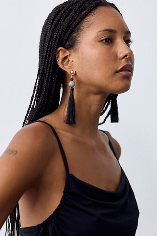 Pip Semiprecious Tassel Earrings