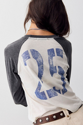 T-shirt raglan effet brûlé On Base Daydreamer