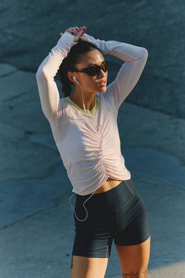 Tempo Marathon Logo Ruched UV Protection Long Sleeve #2