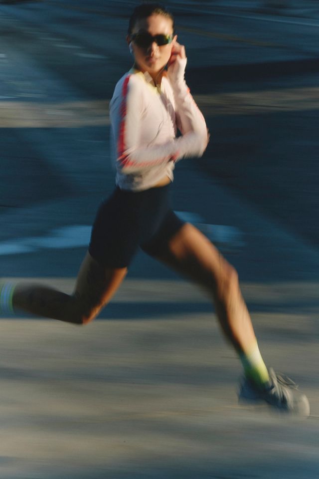 Tempo Marathon Logo Ruched UV Protection Long Sleeve #4