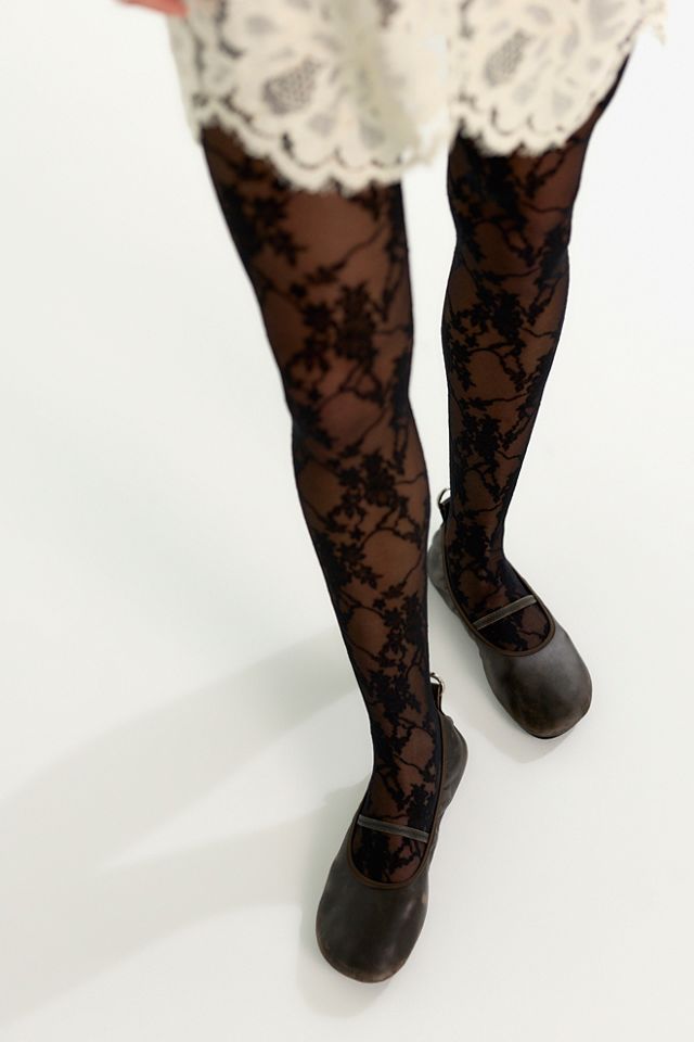 FP x Swedish Stockings Lena Lace Tights #2