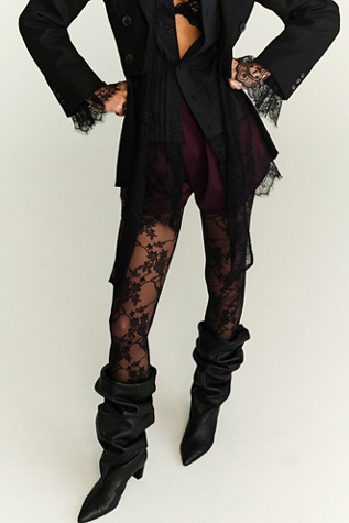 Swedish Stockings x Free People Lena Lace Tights