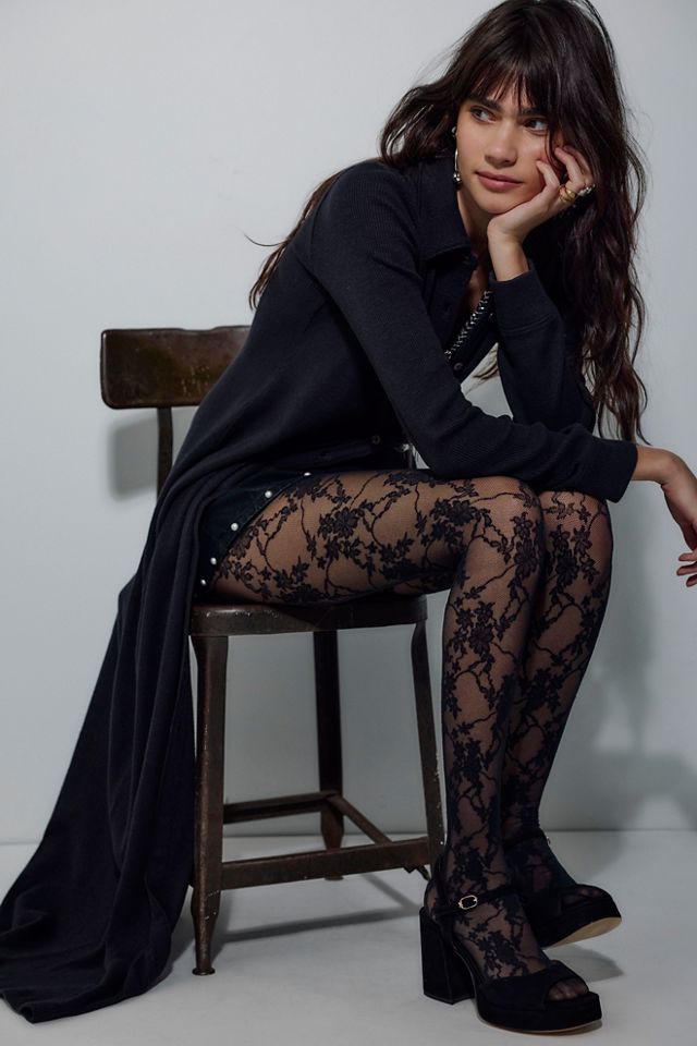 Collants en dentelle Lena Swedish Stockings x Free People #1