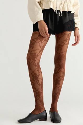 Swedish Stockings x Free People Lena Lace Tights