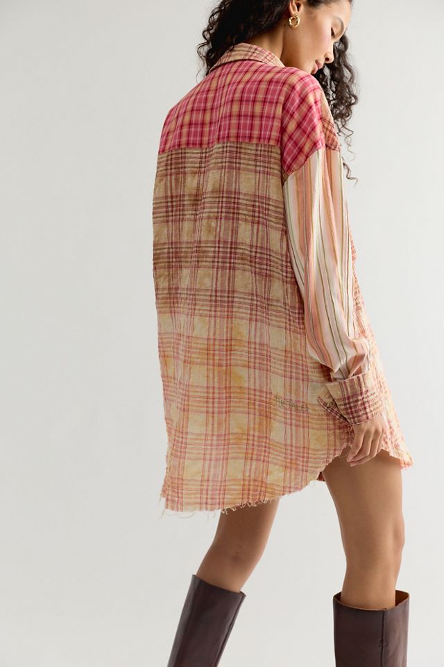 The Tales Summer Check Mini Shirtdress #1