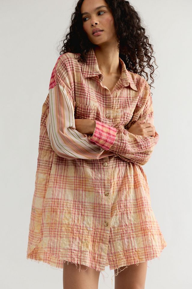 The Tales Summer Check Mini Shirtdress #2