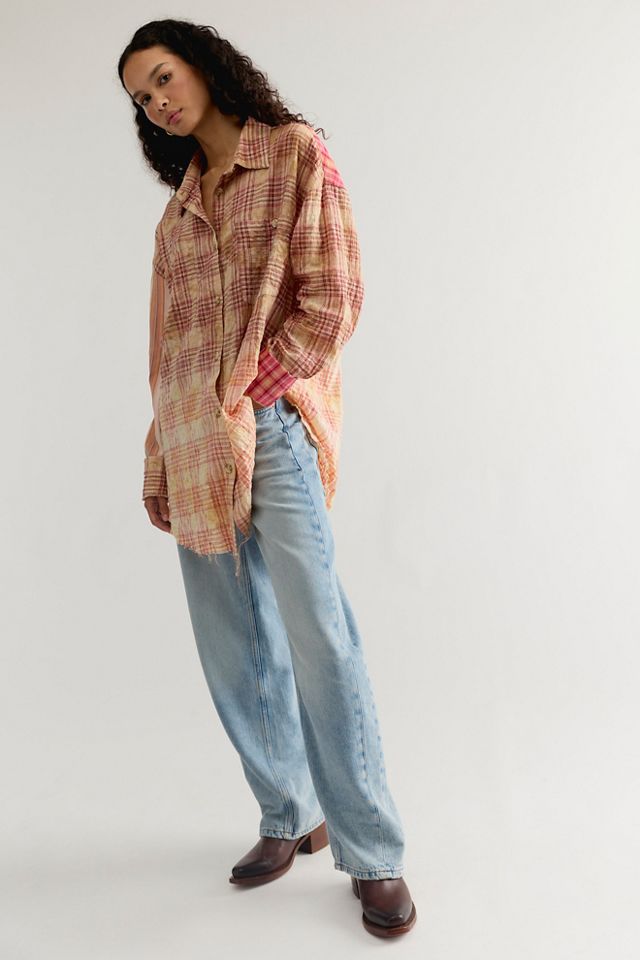 The Tales Summer Check Mini Shirtdress #3