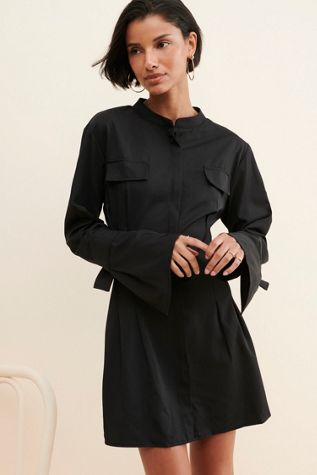 Avantlook Flared Sleeve Mini Dress