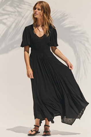 Женское платье free-est Teyana Maxi, цвет: Чёрный — фото 4
