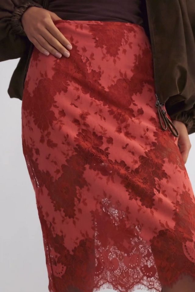 Karma Lace Column Midi Skirt thumbnail 2