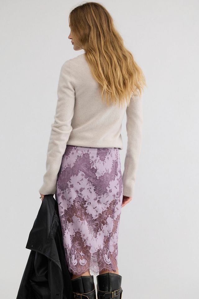 Karma Lace Column Midi Skirt #2