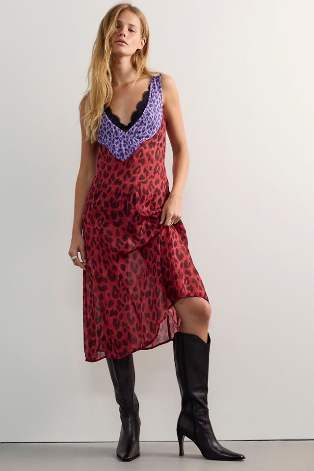 Frankies Bikinis x Devon Lee Carlson Stevie Chiffon Midi Slip Dress #2