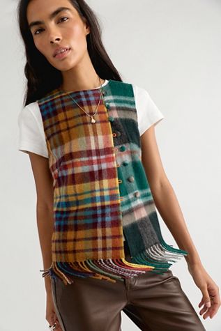 Veste en laine à carreaux CeliaB