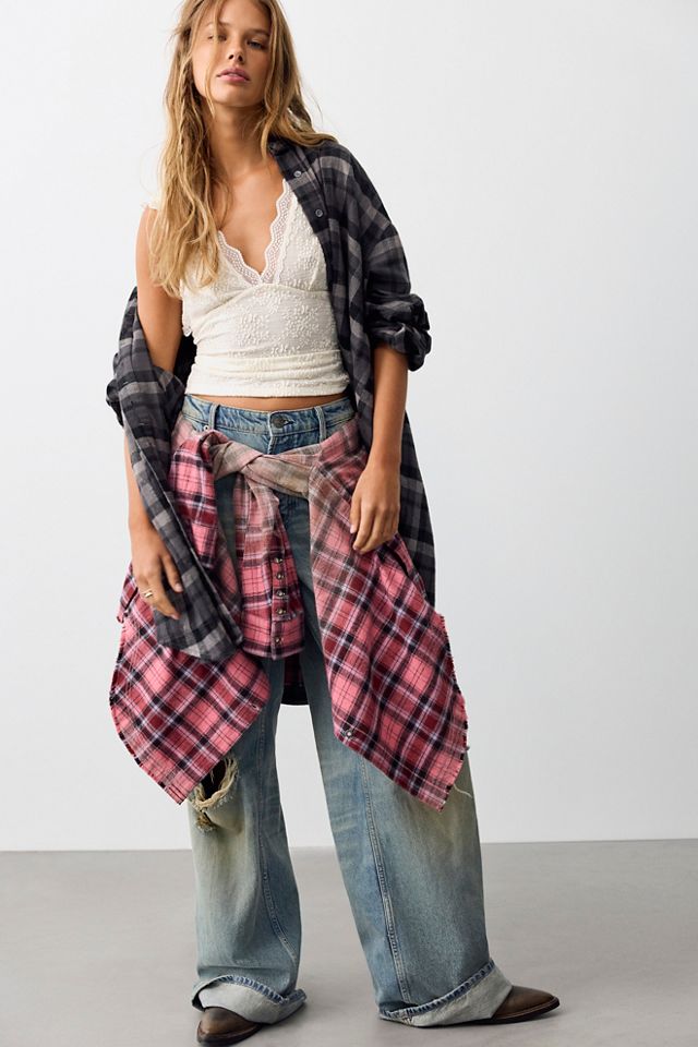 We The Free Selene Oversized Flannel #3